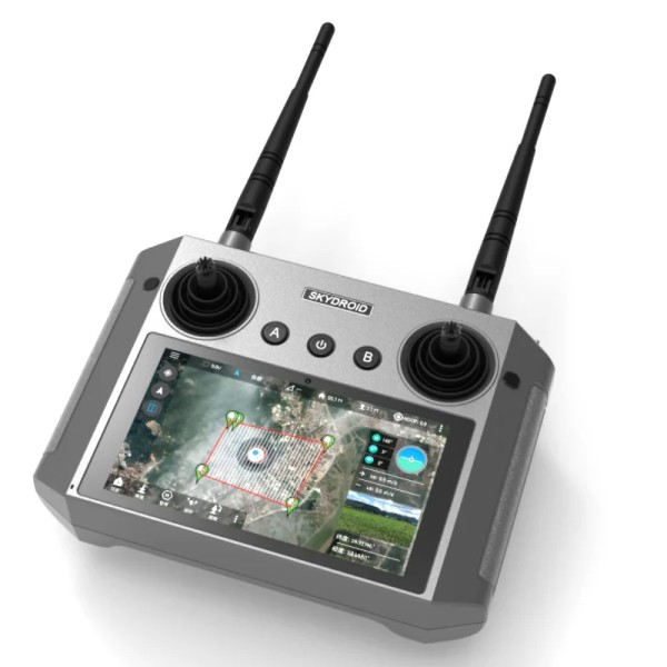 Wholesale Skydroid H12 12 Channel 2.4GHz 1080P Digital Video Data Transmission H12 3 in 1 Android Drone Remote Control